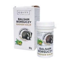 Balsam Borsuczy - Ułatwia Oddychanie - Oryginalna receptura - Editt Cosmetics - 50g