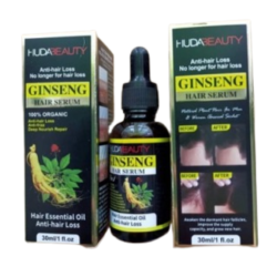 Ginseng Hair Serum 100% ORGANICZNY  Wcierka do WŁOSÓW z ŻEN - SZENIA  przeciw Wypadaniu  - HUDA BEAUTY 30ml