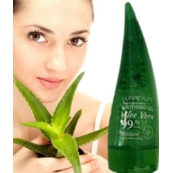 Żel aloesowy 99 % ALOE VERA  HUDABEAUTY - pojemność 300 ml