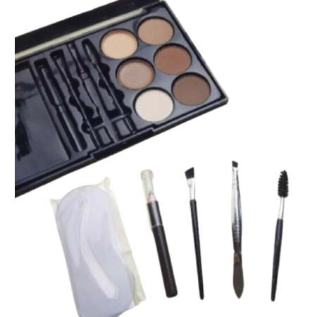 Paletka do brwi EYEBROW PALETTE -zestaw + szablony