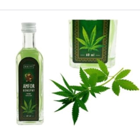 Amfor  KONOPNY Spirytusowy Płyn Ziołowy z Konopią - Editt Cosmetics - 60 ml