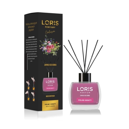 LORIS Zapach do domu POLNE KWIATY - Patyczki- 120 ml