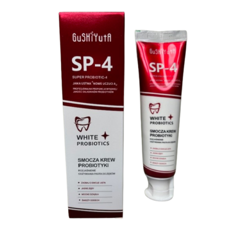 Pasta do zębów Smocza Krew z probiotykami WHITE PROBIOTICS - 100g