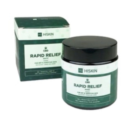 Maść ratunkowa do pielęgnacji suchej i wrażliwej skóry Z CBD RAPID RELIEF -120 ml , HISKIN