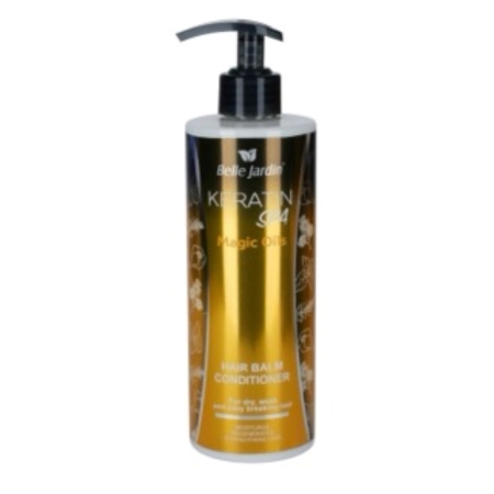 Odżywka balsam do włosów SUCHYCH ŁAMLIWYCH I FARBOWANYCH  KERATIN SPA Magic Oils Belle Jardin - 500 ml