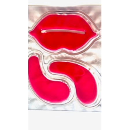 Maseczka  na  USTA  I POD OCZY   2W1 z Różą