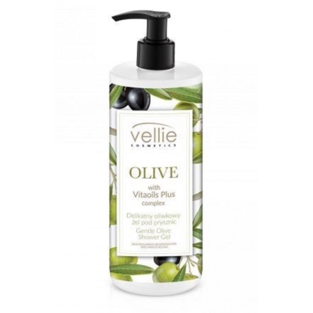 Delikatny OLIWKOWY  Żel pod Prysznic  Vellie Cosmetics - 400 ml - SARAYA POLAND