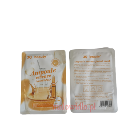Maska z Esencją w Ampułkach Prowitamina  B5  w Płachcie Ampoule Essence Facial mask 3 Q Beauty - 30 ml