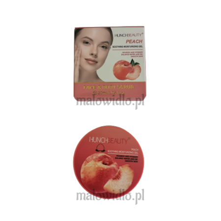 PEELING do TWARZY i Ciała BRZOSKWINIA FACE& BODY SCRUB HUNCI BEAUTY - 30 ML