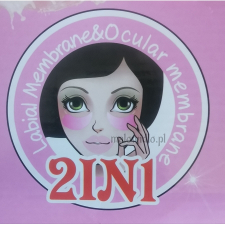 Maseczka na USTA I POD OCZY 2W1 z WITAMINĄ C i KWASEM HIALURONOWYM Iman of Noble