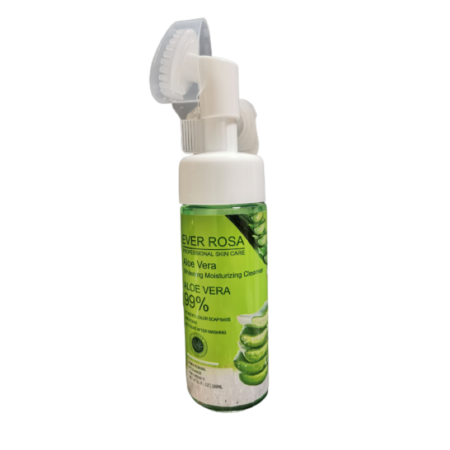 Pianka oczyszczająca do twarzy ALOE VERA 99% - 180 ml,  Ever Rosa