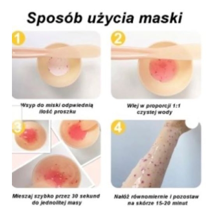 Maska do Twarzy WĘGLOWA Przeciwzmarszczkowa- 650 g