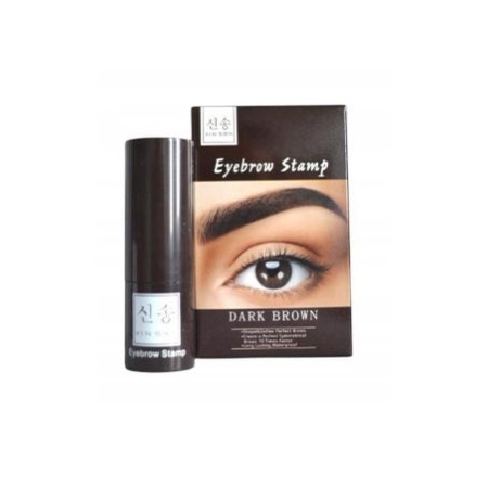 STEMPEL DO BRWI + SZABLONY +SZCZOTECZKA DARK BROWN