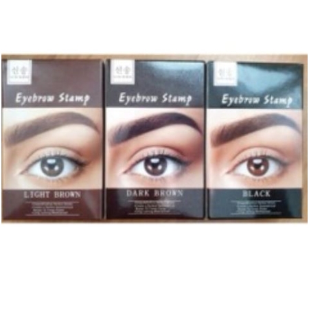 STEMPEL DO BRWI + SZABLONY +SZCZOTECZKA  LIGHT BROWN