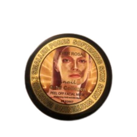 Maska do Twarzy ze ŚLIMAKIEM - ZŁOTY KOLAGEN -DETOX OCZYSZCZA - PORY - ZASKÓRNIKI - 300 g peel-off (Duża Pojemność)