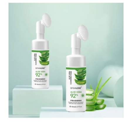 Pianka oczyszczająca do twarzy ALOE VERA 92% 150ml