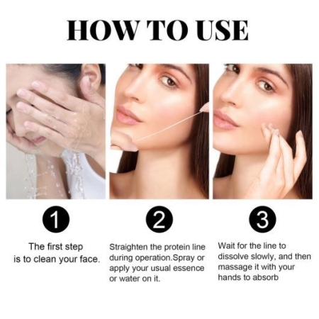 HIH Zestaw Nici Proteinowe Kolagenowe Liftingujące - 8 buteleczek x 20szt. (160szt.)