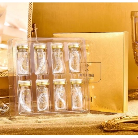 HIH Zestaw Nici Proteinowe Kolagenowe Liftingujące - 8 buteleczek x 20szt. (160szt.)