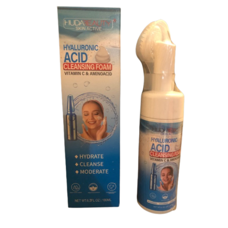 Pianka oczyszczająca do twarzy Kwas Hialuronowy - Vit.C i Aminokwasy 180 ml