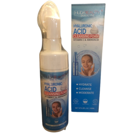 Pianka oczyszczająca do twarzy Kwas Hialuronowy - Vit.C i Aminokwasy 180 ml