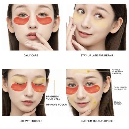 Płatki pod Oczy SMOCZA KREW + KAWIOR -Zmarszczki-60szt.