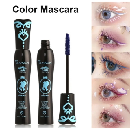 Tusz do Rzęs TEAYASON Mascara PRINCESS Wodoodporna- Kolor CZARNY