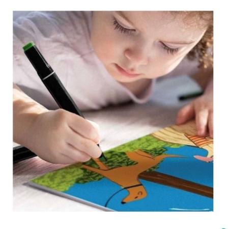 Markery Alkoholowe Dwustronne Zestaw 120szt.+Torba Gratis