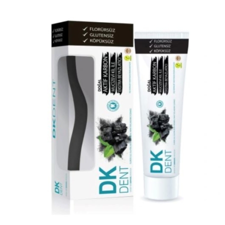 Pasta do zębów Wybielająca z Naturalnym Aktywnym Węglem - 75ml + Szczoteczka