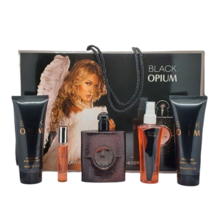 Zestaw Prezentowy Kosmetyki Perfumy Damski BLACK OPIUM