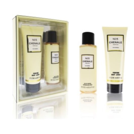 ZESTAW CHENALE  No5 Perfumowany Balsam do Ciała 236ml+ Mgiełka Woda Perfumowana 250ml