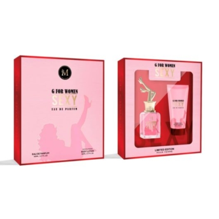 ZESTAW DAMSKI FOR WOMEN SEXY Perfumy Damskie 50ml + Balsam do ciała 50ml