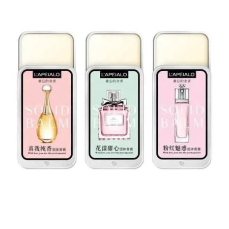 ZESTAW FEROMONY 3 szt. perfumy w balsamie Zmysłowe Kobiece