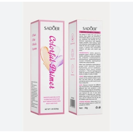 TRZYKOLOROWA BAZA POD MAKIJAŻ WYRÓWNUJĄCA KOLORYT SKÓRY