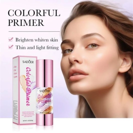 TRZYKOLOROWA BAZA POD MAKIJAŻ WYRÓWNUJĄCA KOLORYT SKÓRY