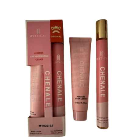 ZESTAW DAMSKI CHENALE  Perfumetka 35ml + Perfumowany Balsam do ciała 40ml