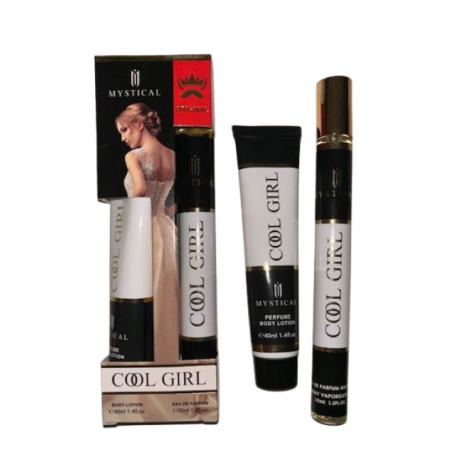 ZESTAW DAMSKI COOL GIRL  Perfumetka 35ml + Perfumowany Balsam do ciała 40ml