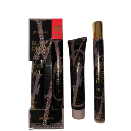 ZESTAW DAMSKI BLACK OPIUM NUIT  Perfumetka 35ml + Perfumowany Balsam do ciała 40ml