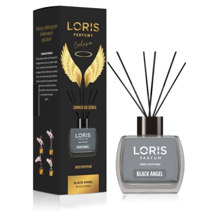LORIS Zapach do domu BLACK ANGEL- Patyczki- 120 ml