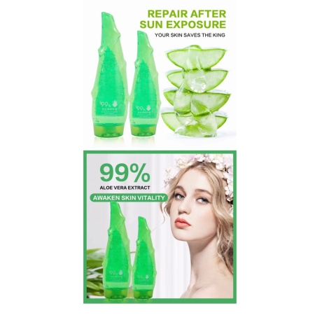 Żel aloesowy 99 % ALOE GEL - pojemność 280 ML - Duża pojemność